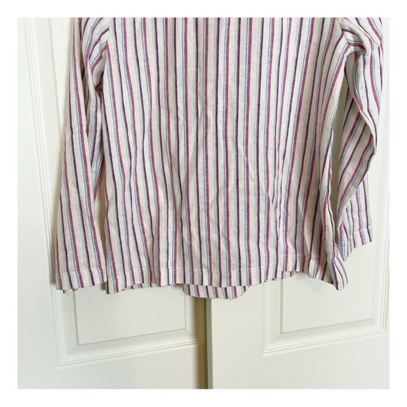 Anthropologie x DOLAN Anna Striped Double Breasted Linen Cotton Blazer NWT Sz S - Picture 8 of 11